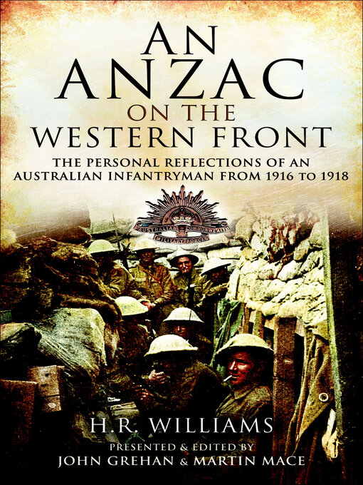 Title details for An Anzac on the Western Front by H.R. Williams - Available